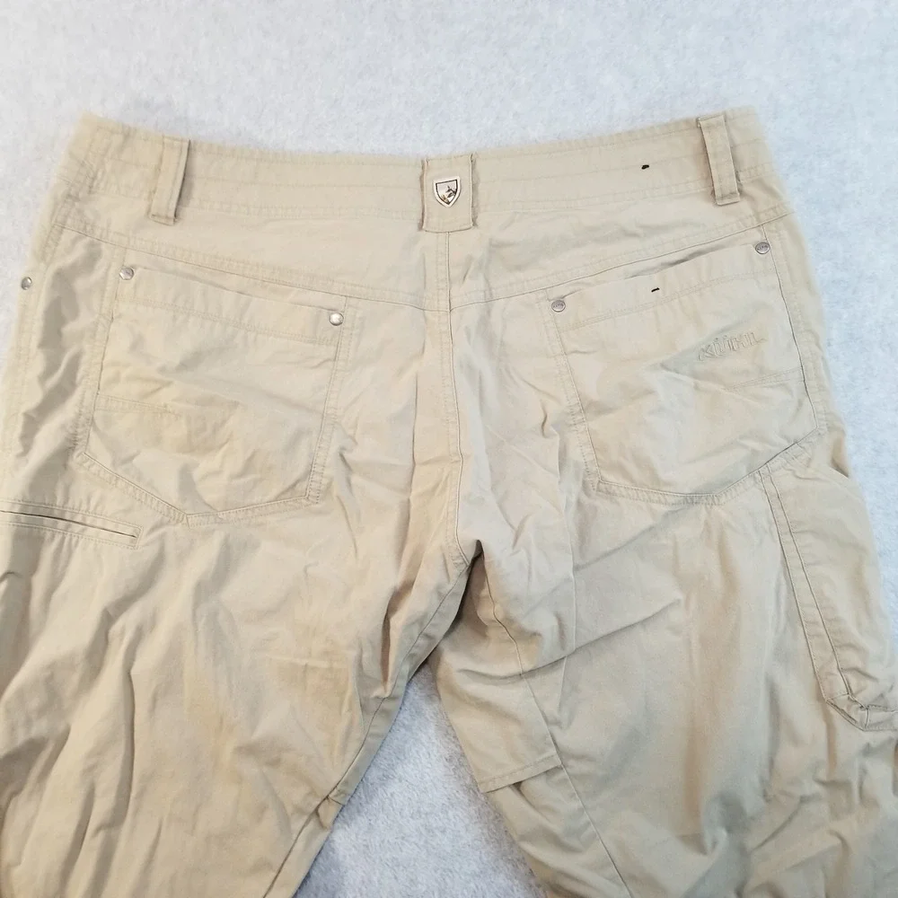 Kuhl Konfidant Air Pants Mens 38x34 Khaki Hiking Outdoor Stretch Cargo